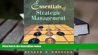 Popular Book  Essentials of Strategic Management  For Online