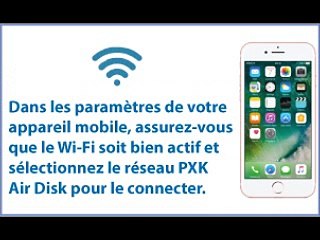 GOVA - AIRDISK disque dur sans fil pour téléphone et tablette