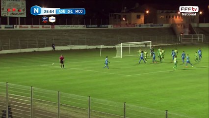 Coup franc cafouillé dans la surface