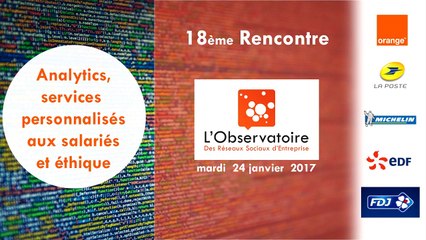 18éme rencontre de l'OBS : Interview de Alexis Masse