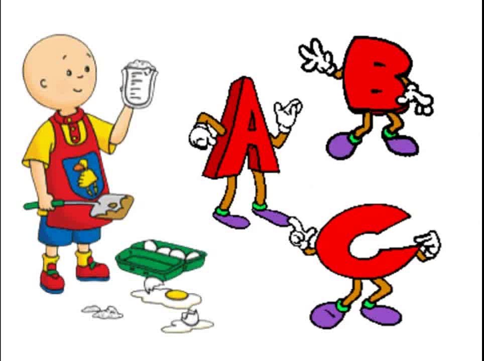 calliou abc - alfabeto in italiano per bambini - abcd alphabet italian song for children