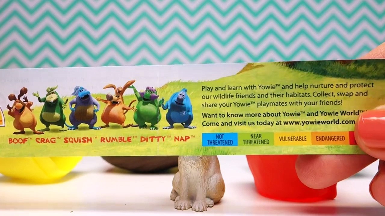 Surprise Eggs - Yowie Milk Chocolate with Collectible Mystery Toy Animal Inside