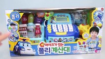 Robocar poli cajero Mart jugar pororo Tayo el Mercado de juguetes de la caja Registradora de juguete Робокар Поли Игрушки