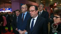 François Hollande débute sa visite au salon de l'Agriculture par un hommage à Xavier Beulin