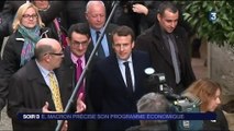 Présidentielle : Emmanuel Macron précise son programme économique