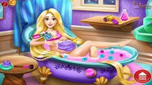 Video de Rapunzel Embarazadas va a el spa, juegos de princesas Disney BFFs