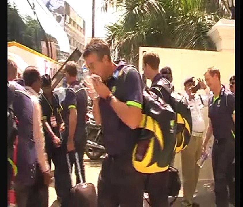 Australia Team Leaving From Rajkot - Gujarat