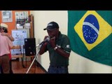 (1) Eduardo Gomes tocando gaita no Café com Poesia - 88º Edição - 26-11-2016