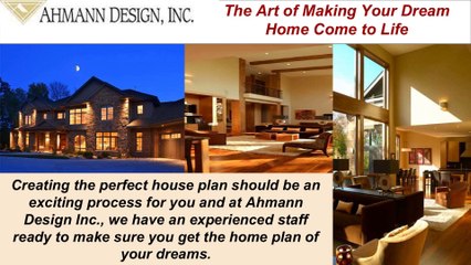 Custom Home Plans for Sale-Ahmann Design
