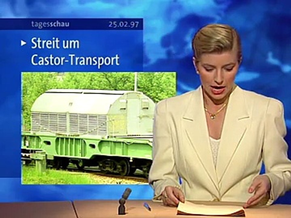 Tagesschau | 25. Februar 1997 20:00 Uhr (mit Susan Stahnke) | Das Erste