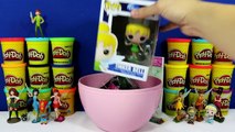 GIANT TINKER BELL Surprise Egg Play Doh - Disney Fairy Toys MLP Fashems Unicorno Shopkins