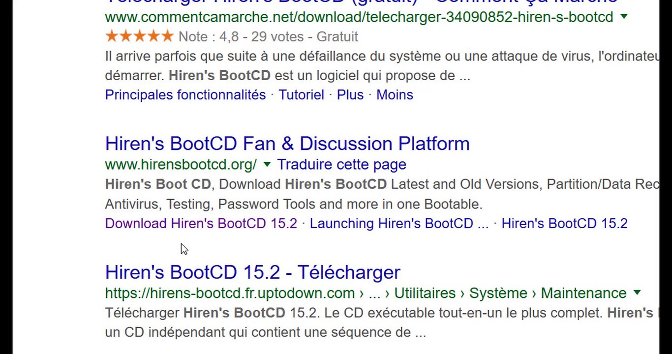hiren boot cd cracker mot de passe windows 10