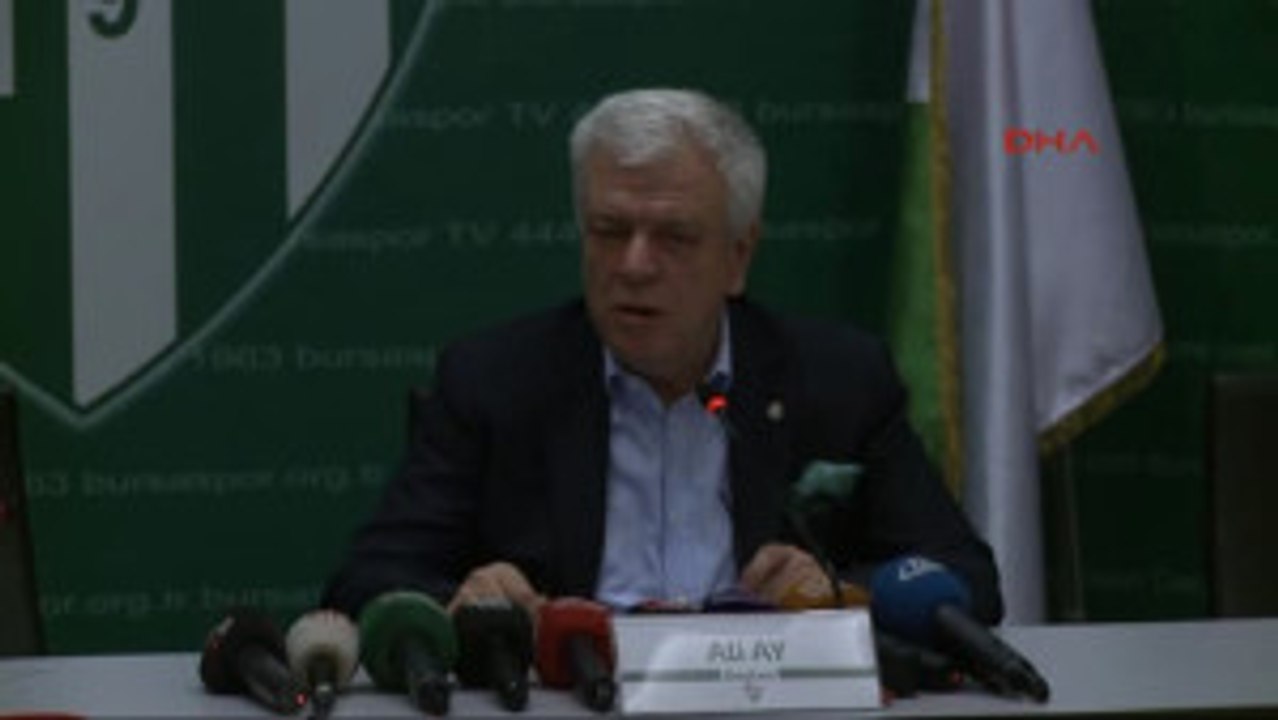 Bursaspor Başkanı Ali Ay Böyle Taraftarlık Olmaz Olsun