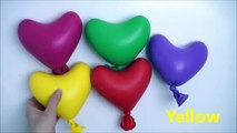 Пять сбора воды сердце шары компиляция учим цвета мокрый шар детские стишки палец