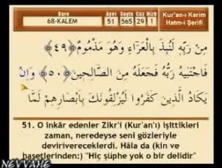 Nazar Duasi Kalem Suresi Nazar Ayeti Ve in yekadullezîne!