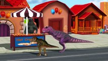 Godzilla Dinosaurio de la Familia Dedo Rima infantil | dibujos animados Dedo de la Familia de las Canciones para Niños