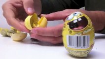 Kinder Surprise Eggs Unboxing Spongebob gift toy. Huevo Kinder Bob Esponja