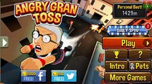 Angry Gran Toss - Free Game - Review Gameplay Trailer for iPhone/iPad/iPod