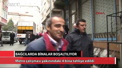 Bağcılar'da alarm... Binalar boşaltılıyor