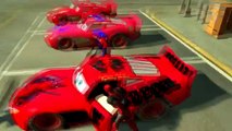 Disney cars and Deadpool Spider Man Superman Francesco Bernoulli Lightning McQueen & Tow M