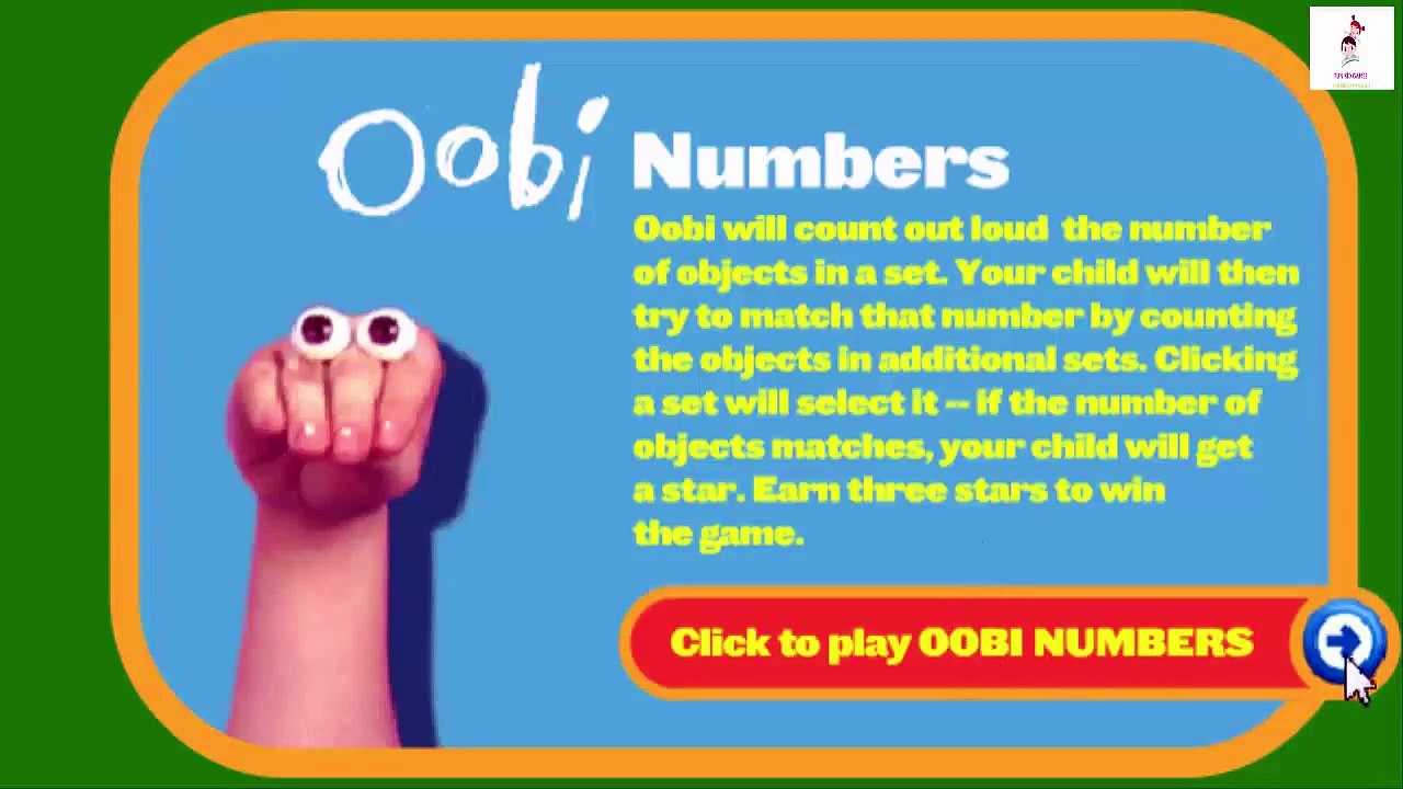 Many Oobi Flash Games Online from Noggin.com