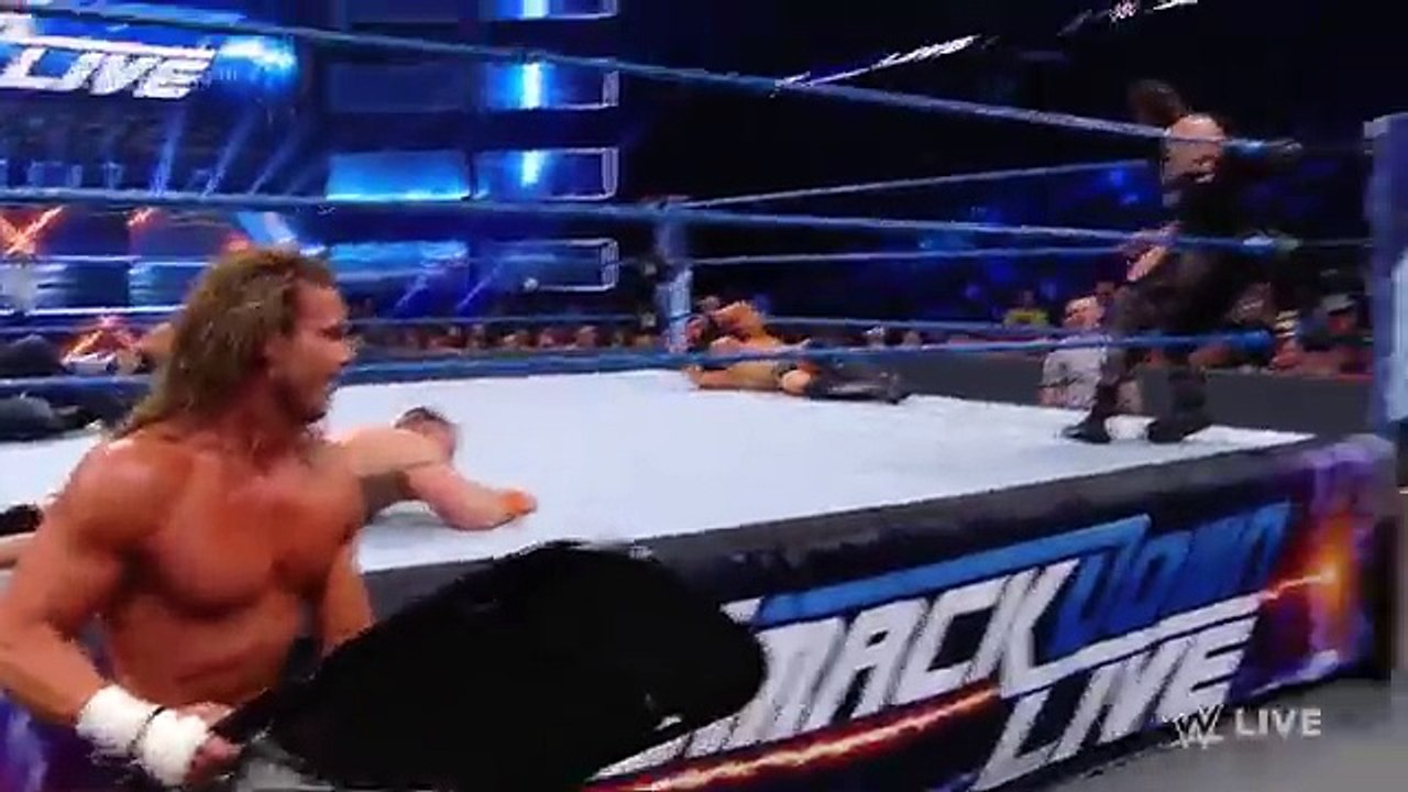 10-Man Battle Royal to face WWE Champion at WrestleMania  SmackDown LIVE, Feb. 21, 2017(360p)