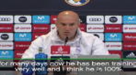 Télécharger la video: Football: Bale fully fit - Zidane