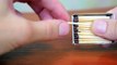 How to Light a Match with a Rubber band