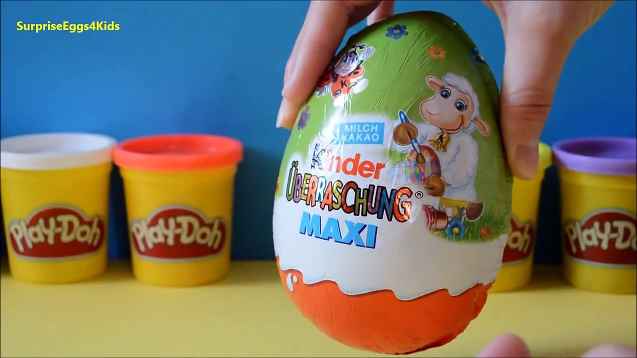 40 Playdoh Kinder surprise eggs apertura uova