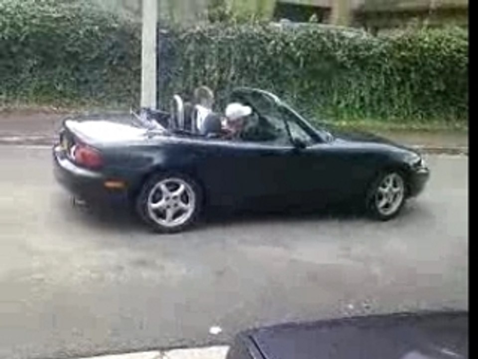 Burn avec la Mazda mx-5