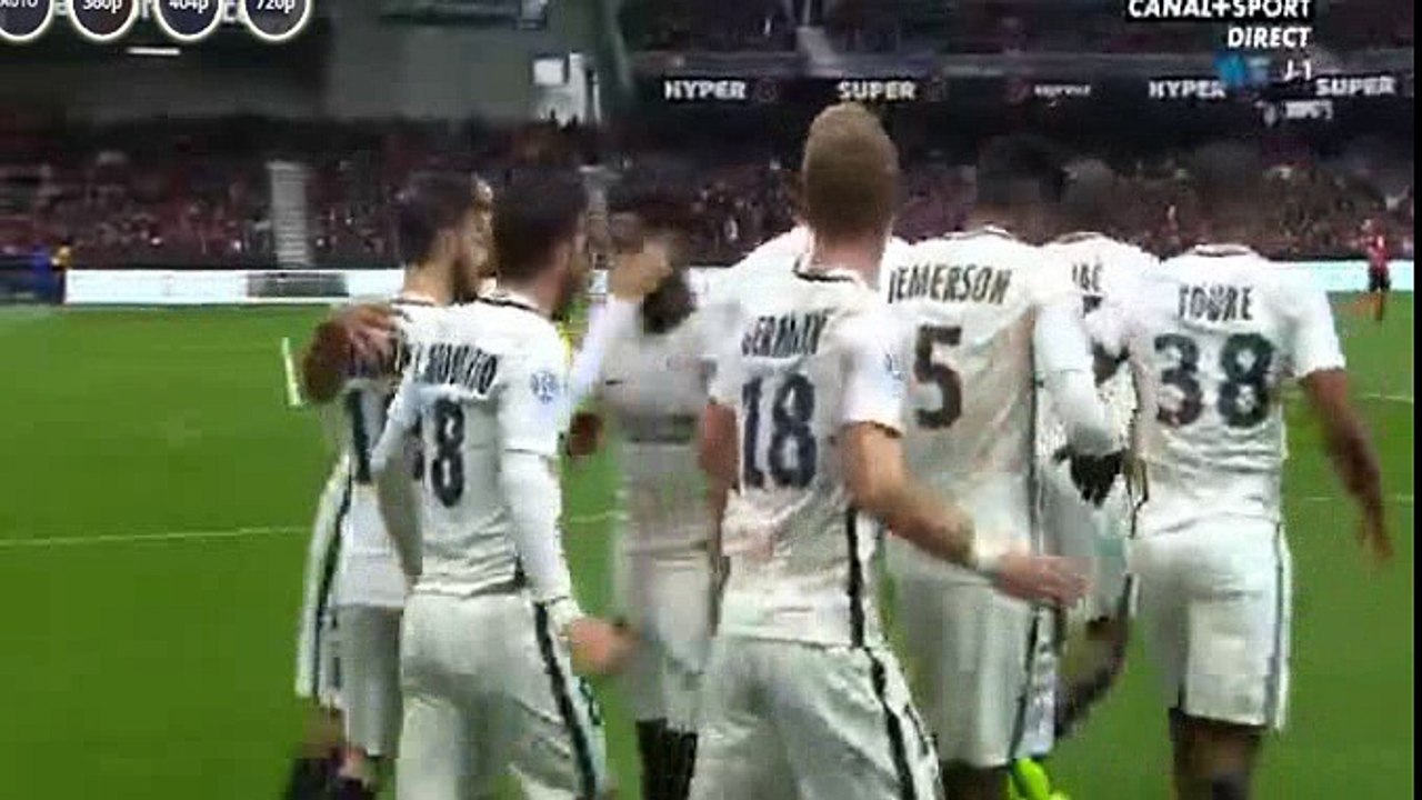 Kamil Glik Goal HD - Guingamp 0-1 Monaco 25.02.2017