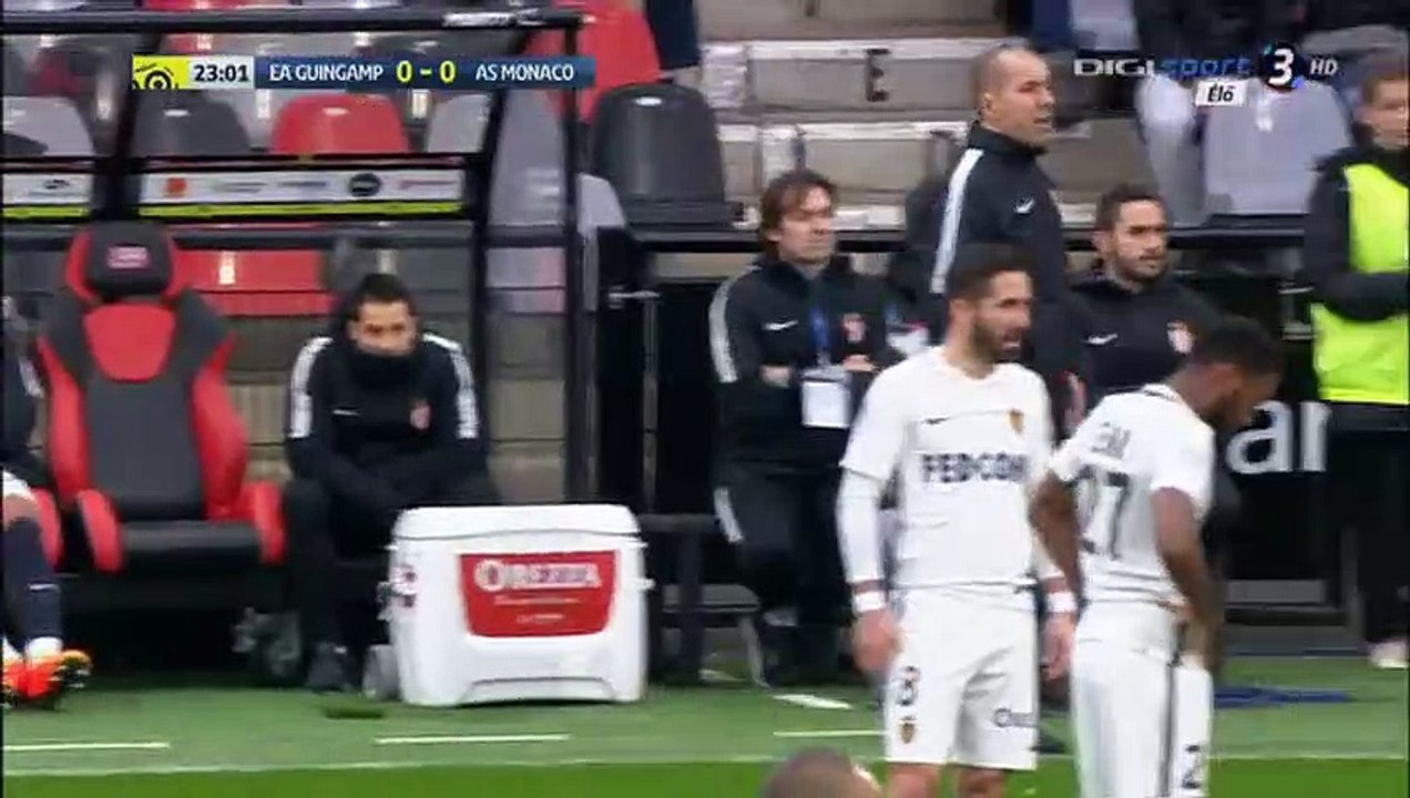 Kamil Glik Goal HD - Guingamp 0-1 Monaco GOAL - 25.02.2017