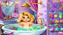 Disney Baby Princess Rapunzel Bath - Tangled Newborn Baby Games
