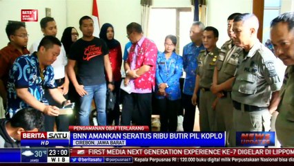 BNN Cirebon Temukan Ratusan Ribu Pil Koplo di Kos-Kosan