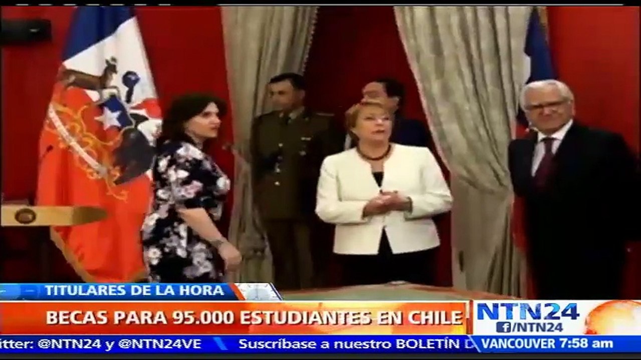 Gobierno de Michelle Bachelet aprobó becas de estudios superiores a 95 mil jóvenes, líderes estudiantiles dicen que es i