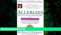 Download [PDF]  Allergies: Fight Them with the Blood Type Diet (Eat Right for Your Type) Pre Order