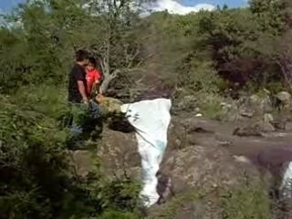 Cascada El Salto en Huacao, Mich.