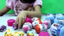 DCTC Fans Surprise Egg Opening Kinder Eggs Shopkins Minecraft Barbie Hello Kitty MLP Toys