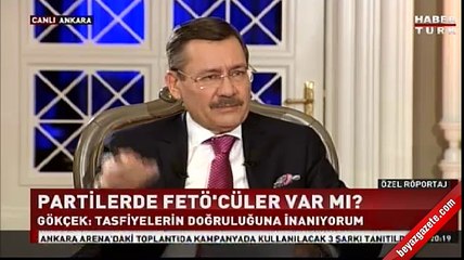 Melih Gökçek: FETÖ denildiğinde ilk akla fuhuş geliyor