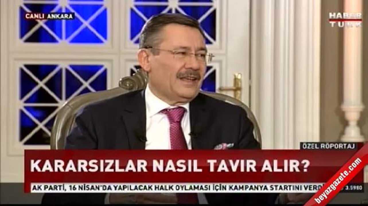 Melih Gökçek referandum için son seçim anketlerini açıkladı