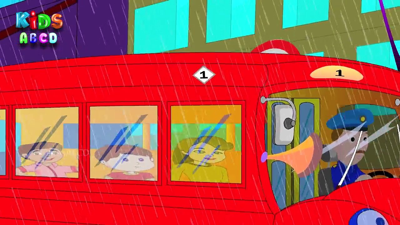 Wheels On The Bus Go Round And Round | Nursery Rhymes Song