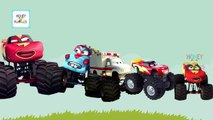 Monster Truck | Finger Family | Vehicles Rhyme | Nursery Rhymes