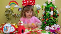 ИГРУШКИ Видео для детей Новые Киндер сюрприз макси Дед мороз Снеговик