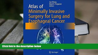 Read Online Atlas of Minimally Invasive Surgery for Lung and Esophageal Cancer For Kindle