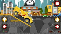 The Red Dump Truck, Crane and Excavator - Diggers and Builder - Vehicle & Car Car