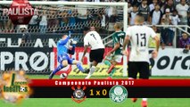 Corinthians 1 x 0 Palmeiras - HD - Gols - Melhores Momentos - Campeonato Paulista 2017 - 22/02/2017