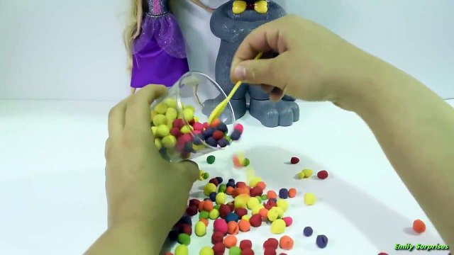 Mega Play Doh Surprise Eggs Toys Frozen Spongebob LPS MLP Barbie Cars Shopkins Hello Kitty