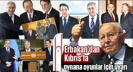 Erbakan'dan tarihi Kıbrıs uyarısı