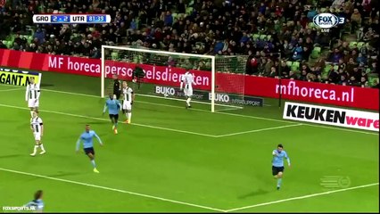 Goal Yassine Ayoub - Groningen 2 - 3 FC Utrecht 25.02.2017