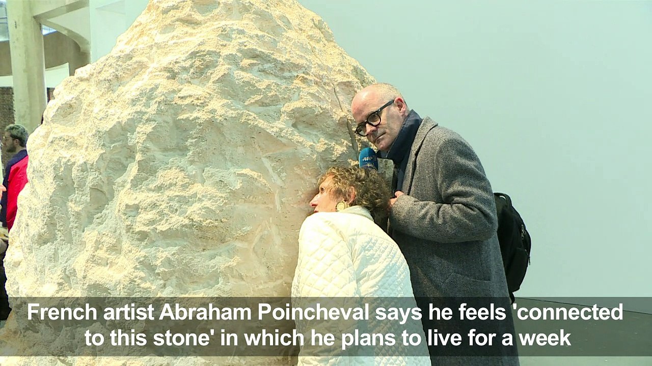 Interview with French artist entombed in rock